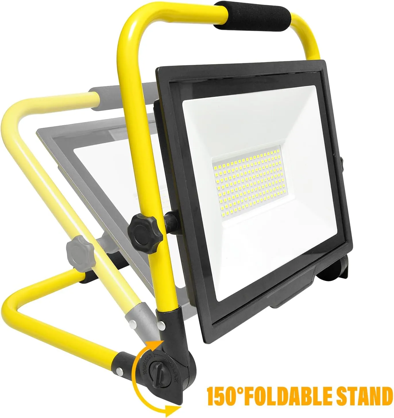 RIGIDON 30W Portable LED Flood Light Outdoor 3000LM Super Bright Outdoor Lights 6000K Daylight White IP66 Waterproof LED Work Light for Garden, Garage, Yard, Sports Ground, Patio, Pathway Porch (30W)