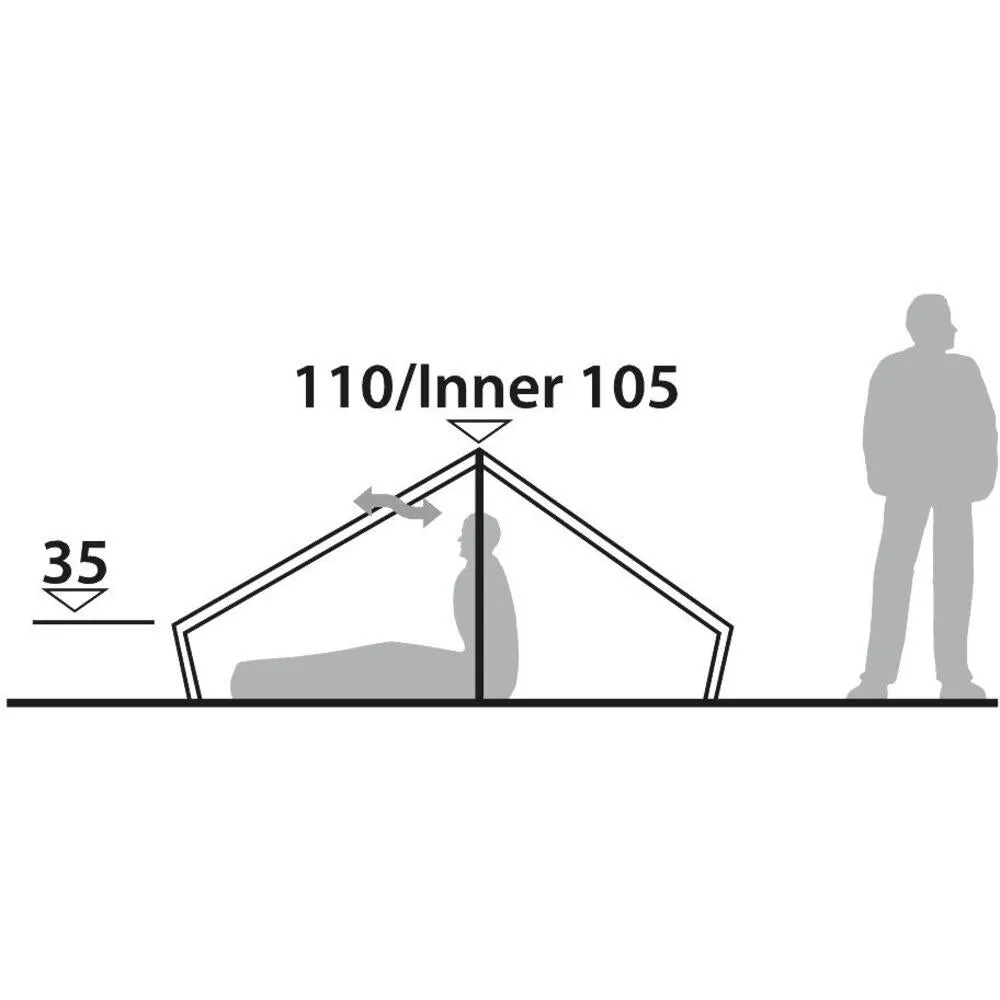 Robens Chaser 3XE, Lightweight 3-Person Tent