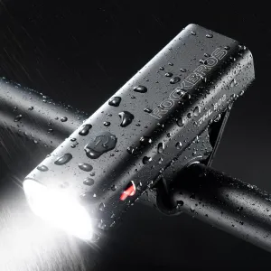 ROCKBROS Super Bright Bike Light 800Lumens Type C Rechargeable Bike Headlight Led IPX6 Waterproof Bike Front Light 5 Modes Aluminum Alloy Bike Light for Night Riding