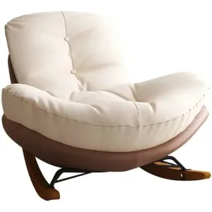 Rocking Chair Nursery - Padded Glider for Living Room & Bedroom Reading