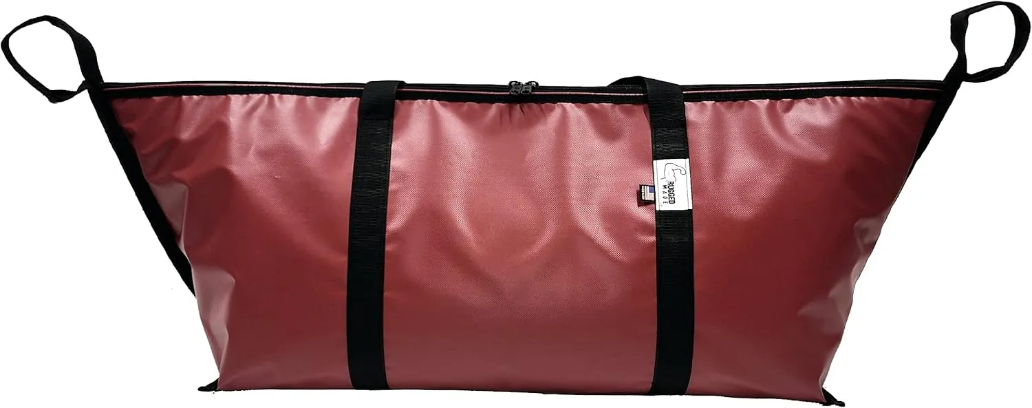 Rugged Made Insulated Fish Kill Bag (Burgundy, Medium)