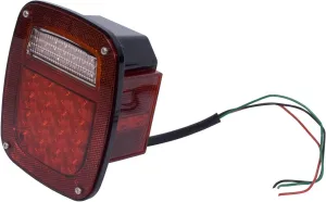 Rugged Ridge | Tail Light Assembly, Right, LED | 12403.82 | Fits 1976-2006 Jeep CJ & Wrangler