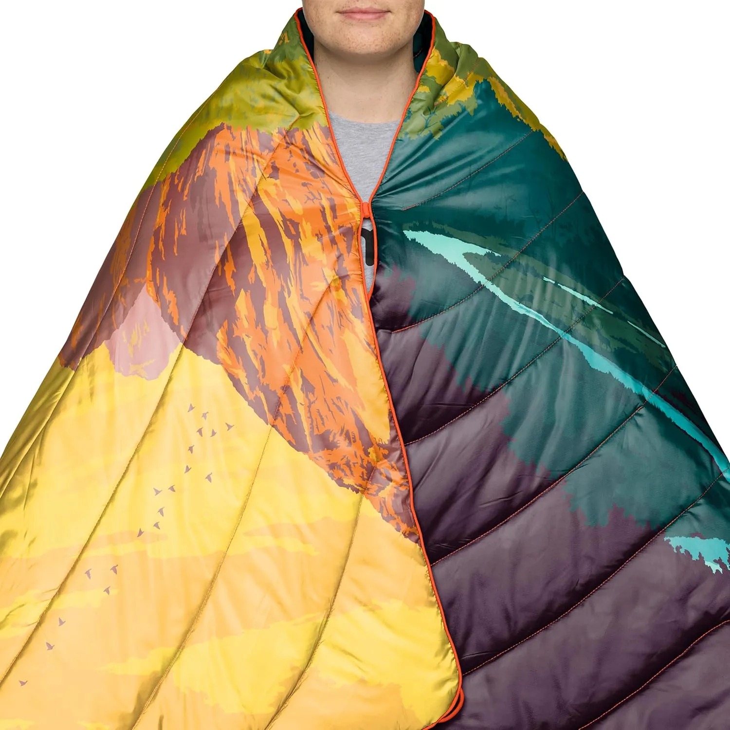 Rumpl Original Puffy Zion National Park Blanket for Camping and Outdoors, V2, Zion