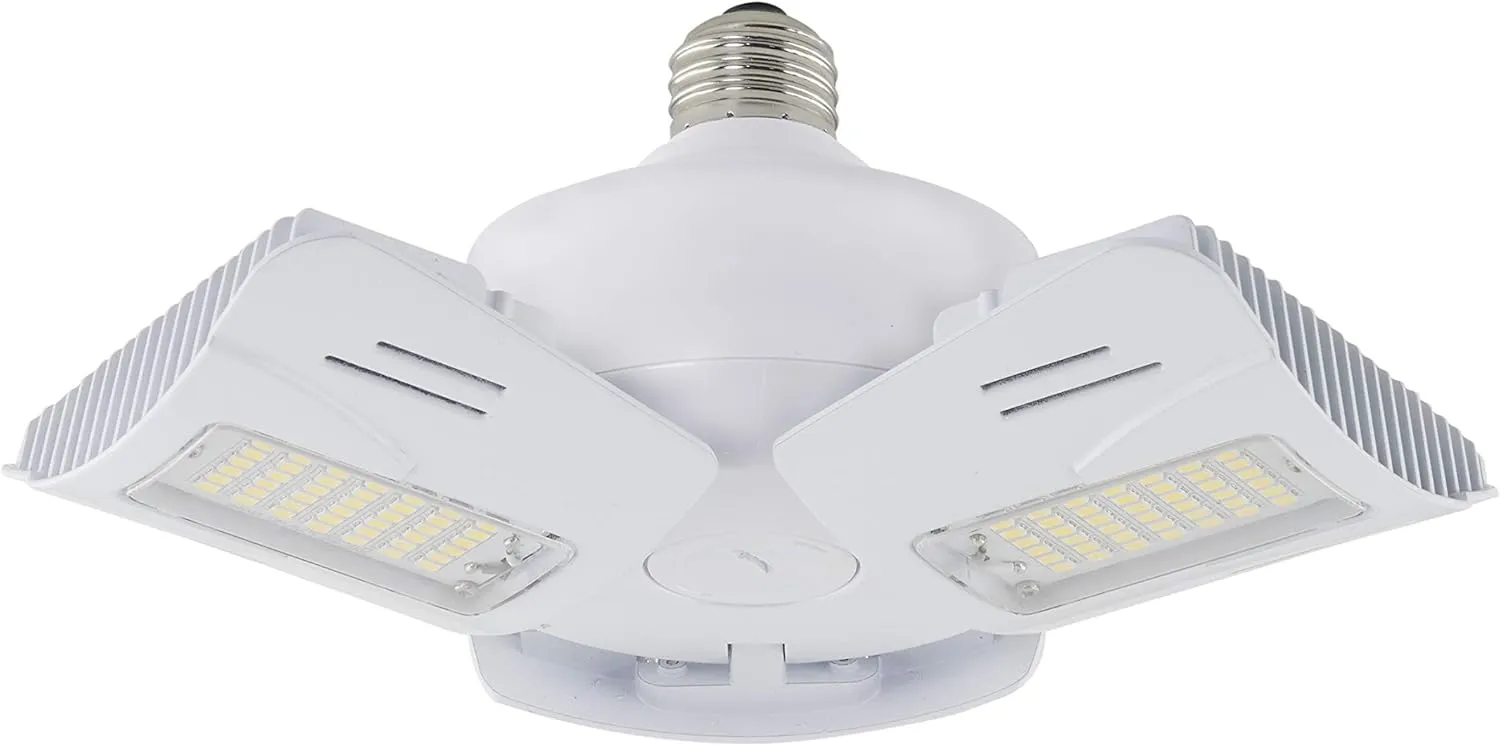 Satco 4.75 Inch 60W LED Medium Base Utility Bulb 60W/LED/UTL/MB/4000K; 60 Watt LED Utility Light 4000K Cool White; Medium Base; Adjustable Beam Angle; 100-277 Volt for Commercial and Industrial