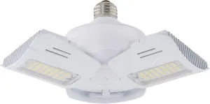 Satco 4.75 Inch 60W LED Medium Base Utility Bulb 60W/LED/UTL/MB/4000K; 60 Watt LED Utility Light 4000K Cool White; Medium Base; Adjustable Beam Angle; 100-277 Volt for Commercial and Industrial