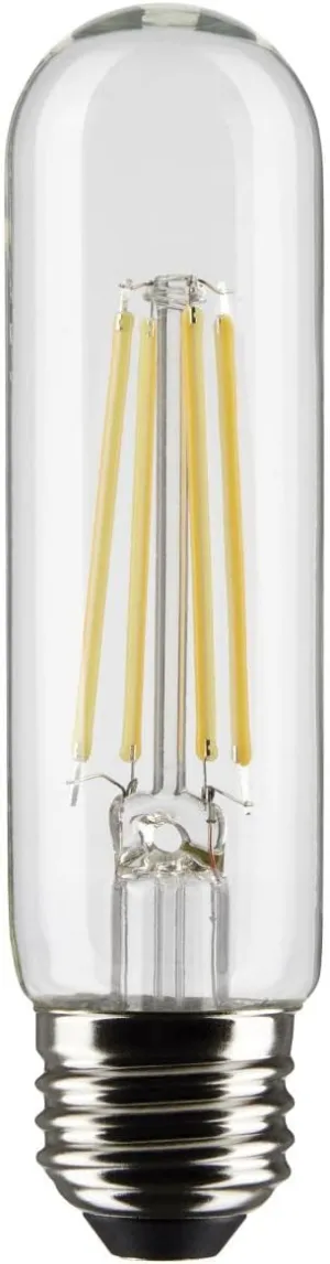 Satco 8-Watt LED E26 Light Bulbs, 2700K, 15000 Hour Rating, Dimmable, 6 Pack