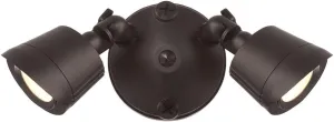 Savoy House 4-Flood Light-A2-3000K-BZ Savoy House Outdoor Flood Light, Integrated LED 2-Light 44 Total Watts, 4" H x 8" W, Bronze