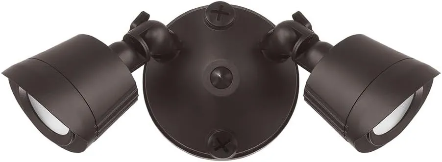 Savoy House 4-Flood Light-A2-3000K-BZ Savoy House Outdoor Flood Light, Integrated LED 2-Light 44 Total Watts, 4" H x 8" W, Bronze