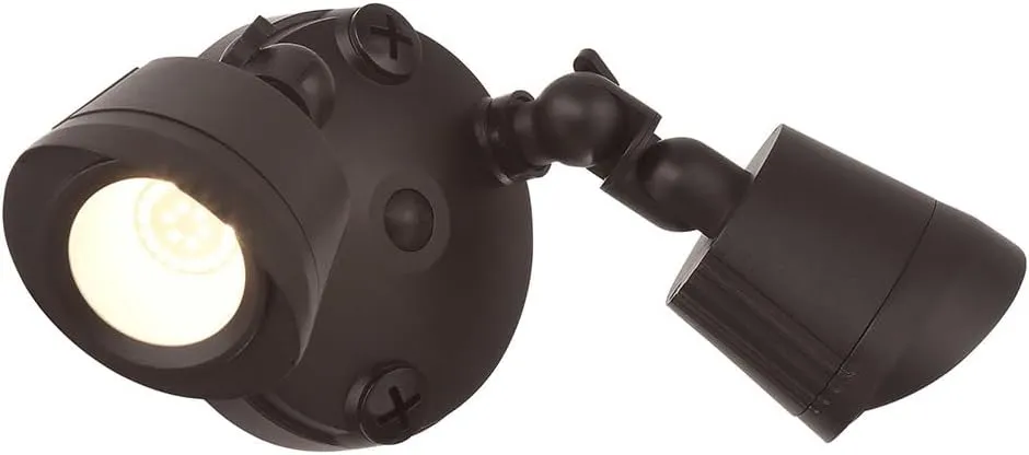 Savoy House 4-Flood Light-A2-3000K-BZ Savoy House Outdoor Flood Light, Integrated LED 2-Light 44 Total Watts, 4" H x 8" W, Bronze