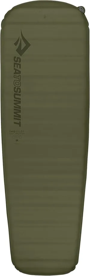 Sea to Summit Camp Plus Self-Inflating Foam Sleeping Mat for Camping, Tapered - Large (78 x 25 x 3 inches)