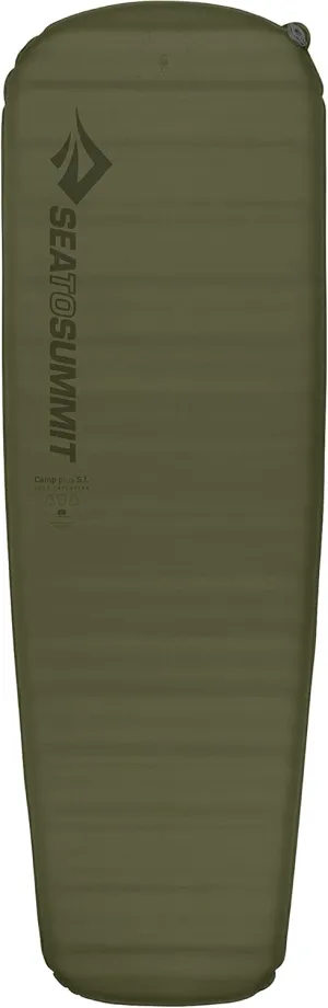 Sea to Summit Camp Plus Self-Inflating Foam Sleeping Mat for Camping, Tapered - Large (78 x 25 x 3 inches)
