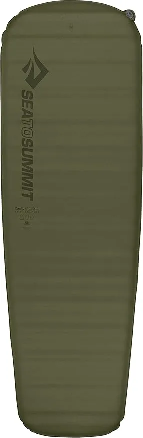 Sea to Summit Camp Plus Self-Inflating Foam Sleeping Mat for Camping, Tapered - Large (78 x 25 x 3 inches)
