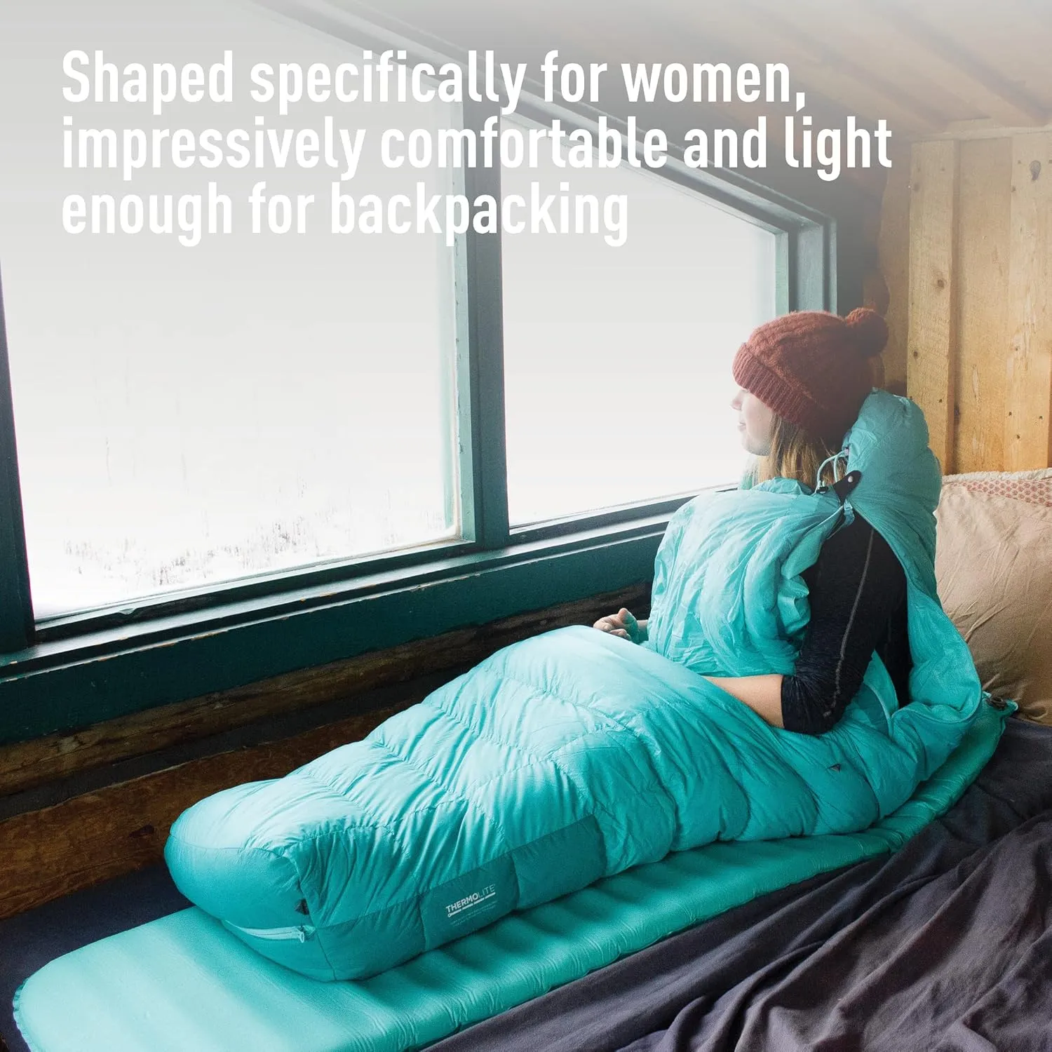 Sea to Summit Comfort Light Self-Inflating Foam Sleeping Pad for Camping and Backpacking, Women's Regular (67 x 21 x 2 inches)