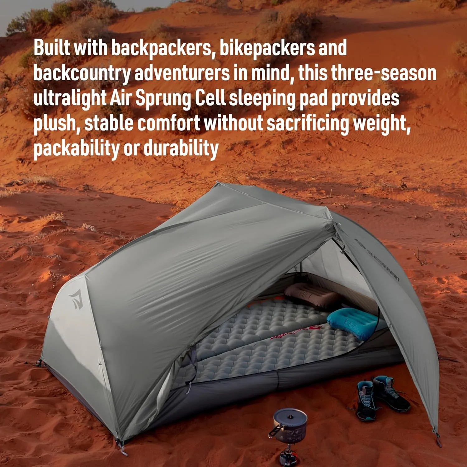 Sea to Summit Ether Light XR Insulated Sleeping Pad, Rectangular - Large (78 x 25 x 4 inches)
