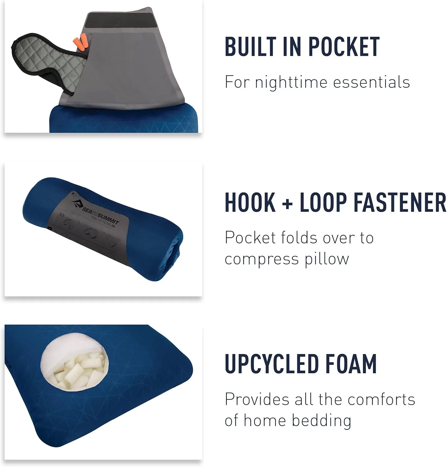 Sea to Summit FoamCore Camping and Travel Pillow