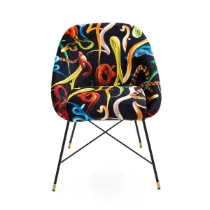Seletti Toiletpaper Padded Chair Snakes