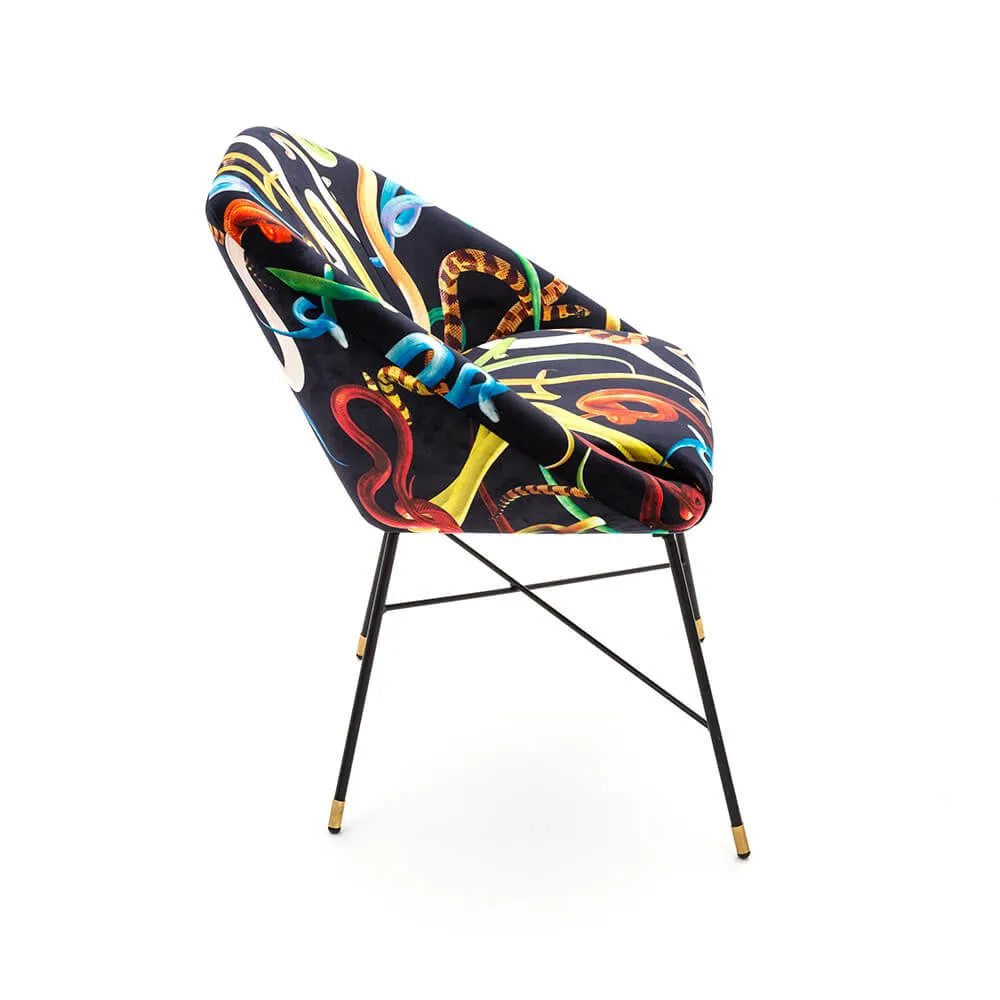 Seletti Toiletpaper Padded Chair Snakes