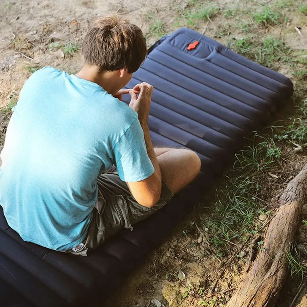Self-Inflating Air Mattress Widen Sleeping Pad Splicing Inflatable Bed Beach Camping Tent Cushion