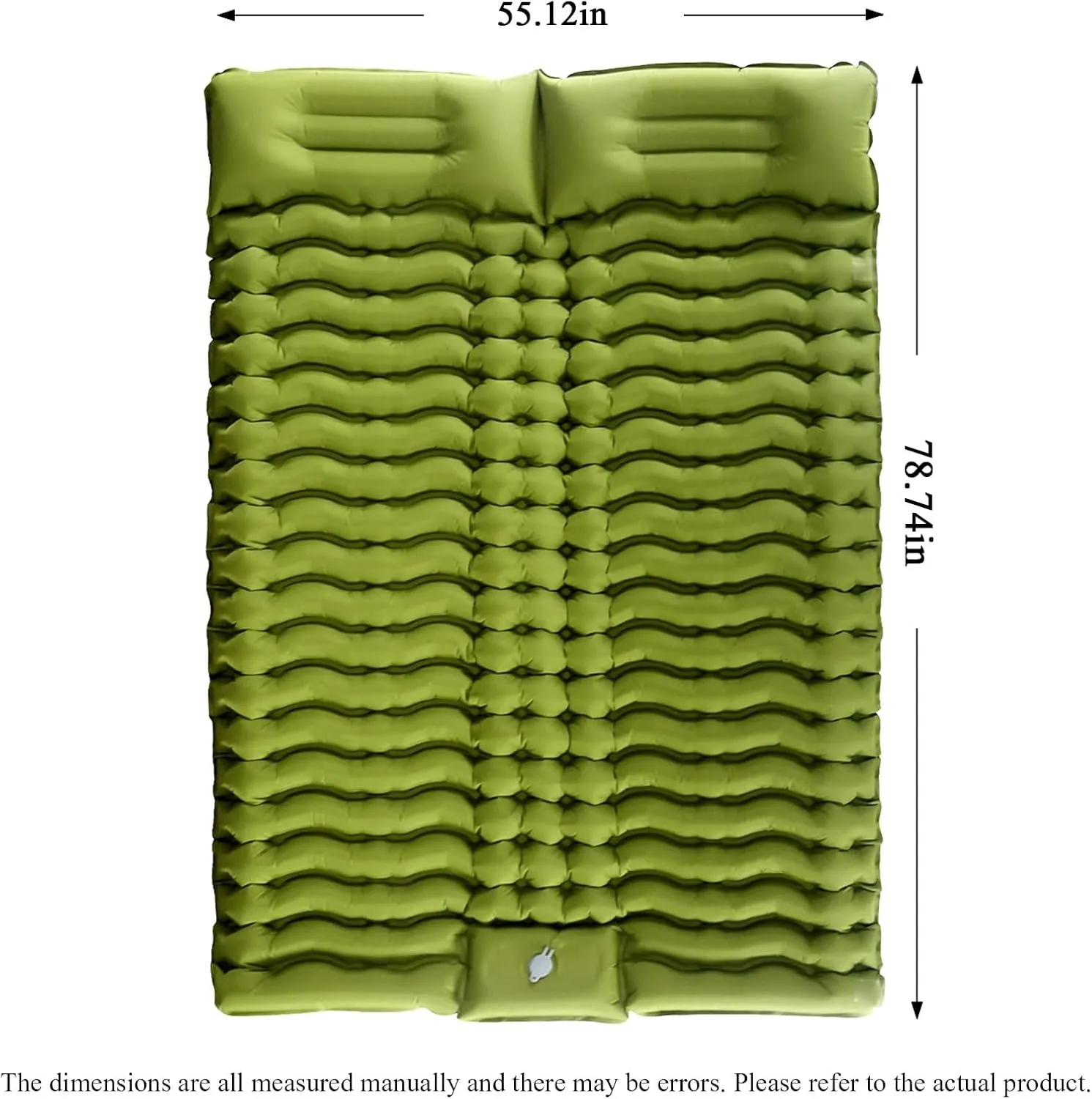 Self-Inflating Mattress, Outdoor Sleeping mat, Camping Tent Sleeping mat, Portable Double Mattress.(Blue)