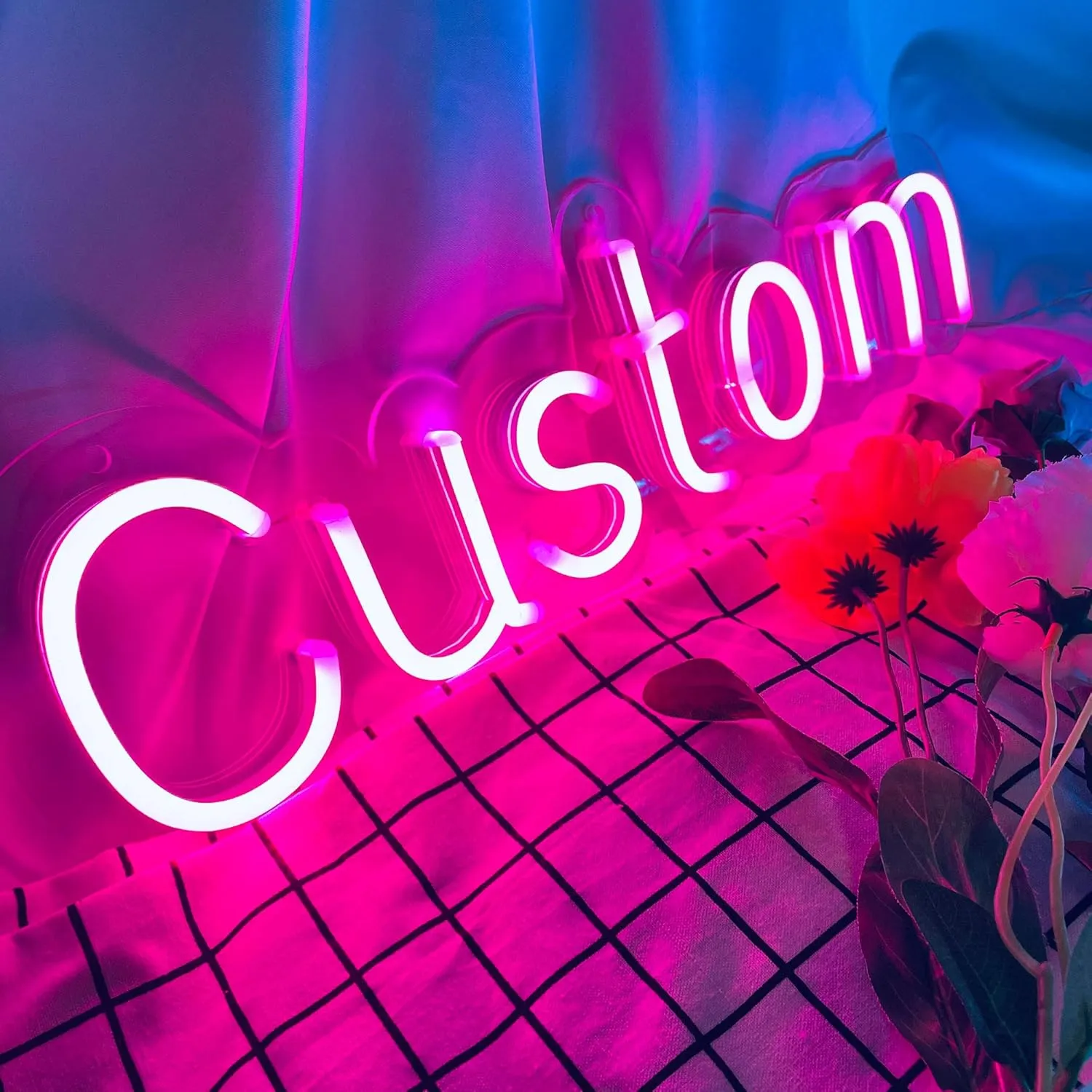 SELICOR Personalized Neon Signs Led Neon Signs Light for Bedroom Wedding Birthday Party Home Décor Custom Neon Sign Bar Store Logo Neon Sign (Optional 10" to 60")