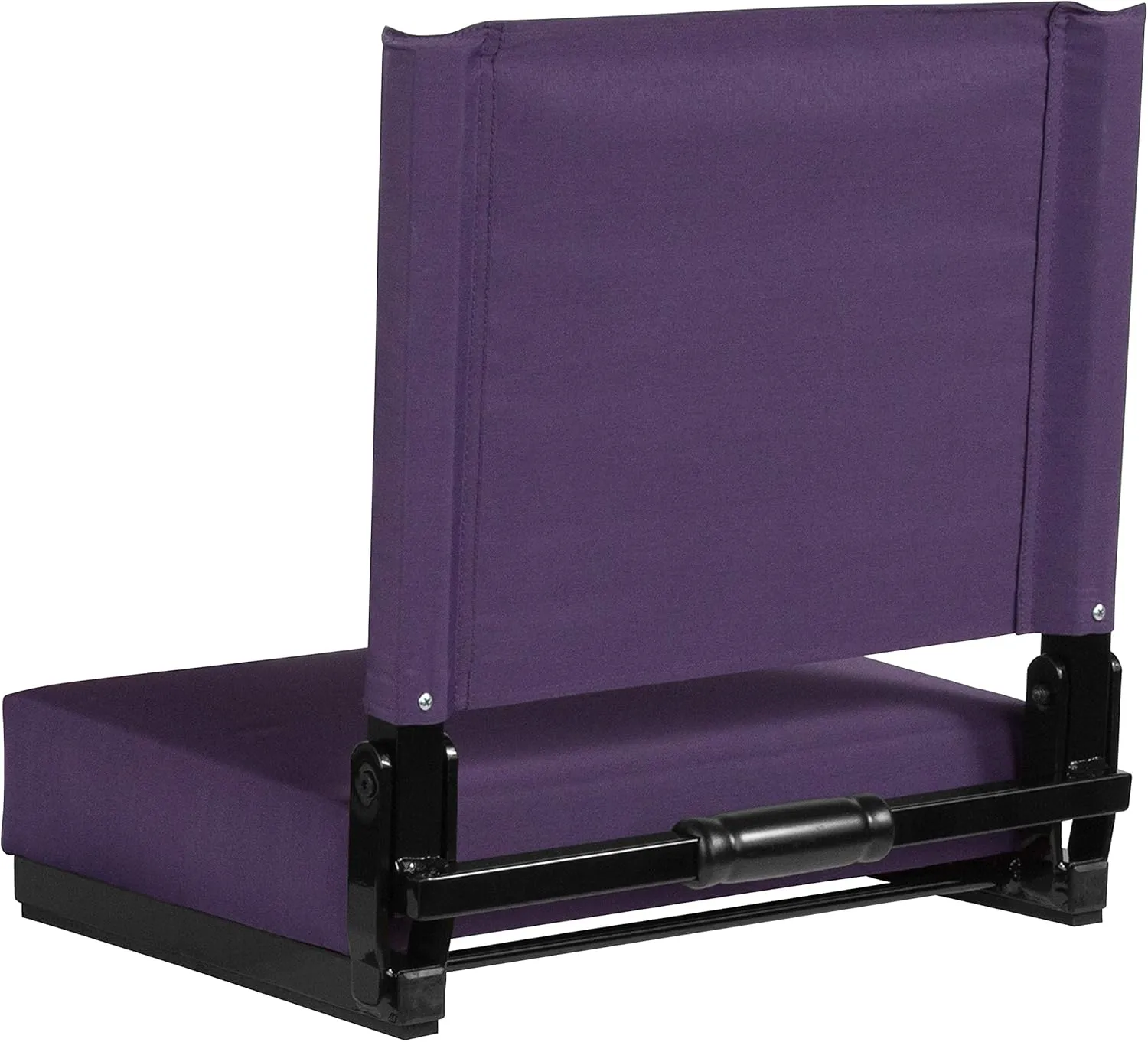 Set of 2 500 lb. Rated Lightweight Stadium Chair with Ultra-Padded Seat