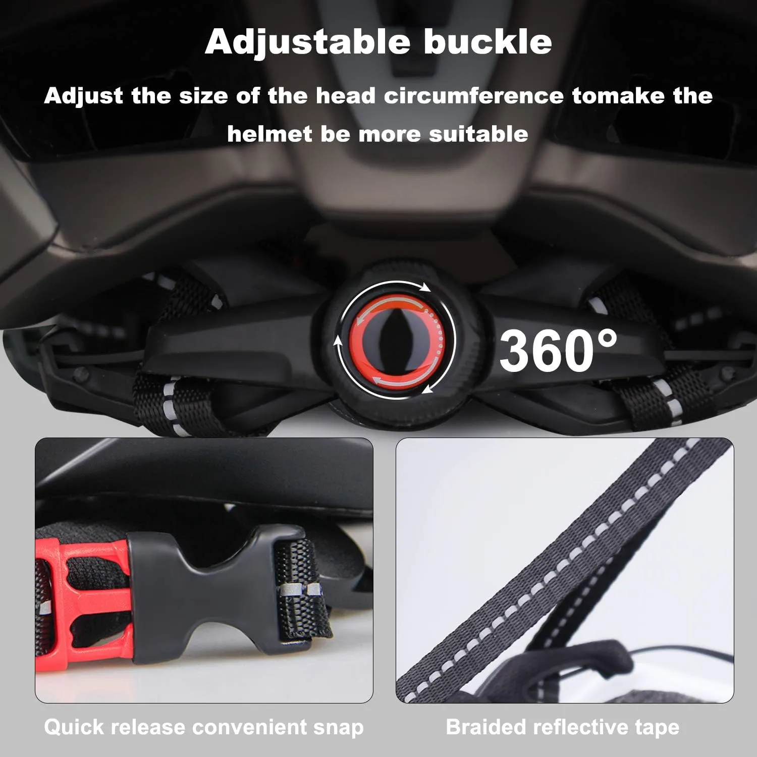 Shinmax Adult Bike Helmet,Bicycle Helmet with Removable Magnetic Goggles & USB Rechargeable LED Light Road Mountain Bike Helmet Adjustable Size Ultralight Cycling Helmet Men Women SM-T88