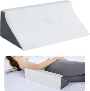Side Wedge Pillow for Sleeping, Side Sleeper Body Back Positioners for Back Pain, Preventing Bedsores, After Surgery, Pregnancy Support, Ankle Support, Bed Wedge Pillow for Side Sleepers