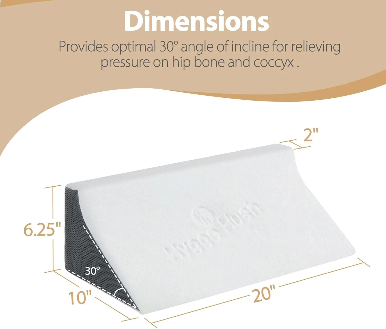 Side Wedge Pillow for Sleeping, Side Sleeper Body Back Positioners for Back Pain, Preventing Bedsores, After Surgery, Pregnancy Support, Ankle Support, Bed Wedge Pillow for Side Sleepers