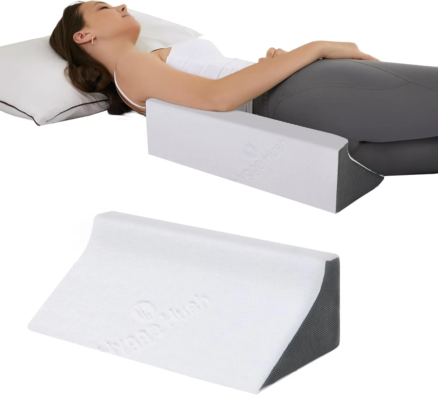 Side Wedge Pillow for Sleeping, Side Sleeper Body Back Positioners for Back Pain, Preventing Bedsores, After Surgery, Pregnancy Support, Ankle Support, Bed Wedge Pillow for Side Sleepers