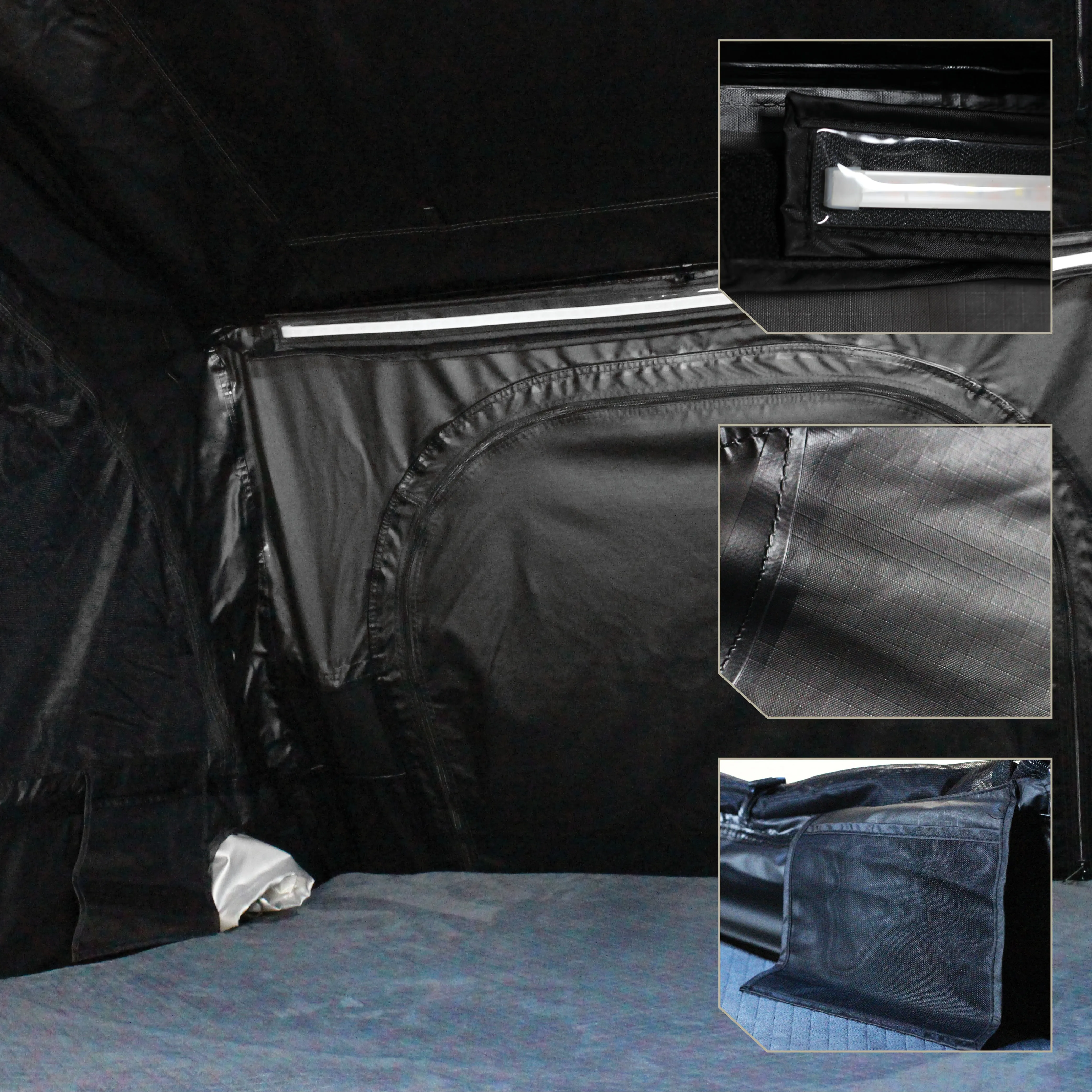 Sided Black & Roof Solo Tent, XD Grey Body Top Soft Sherpa Person, Exclusive savings Rainfly - 1 Creative
