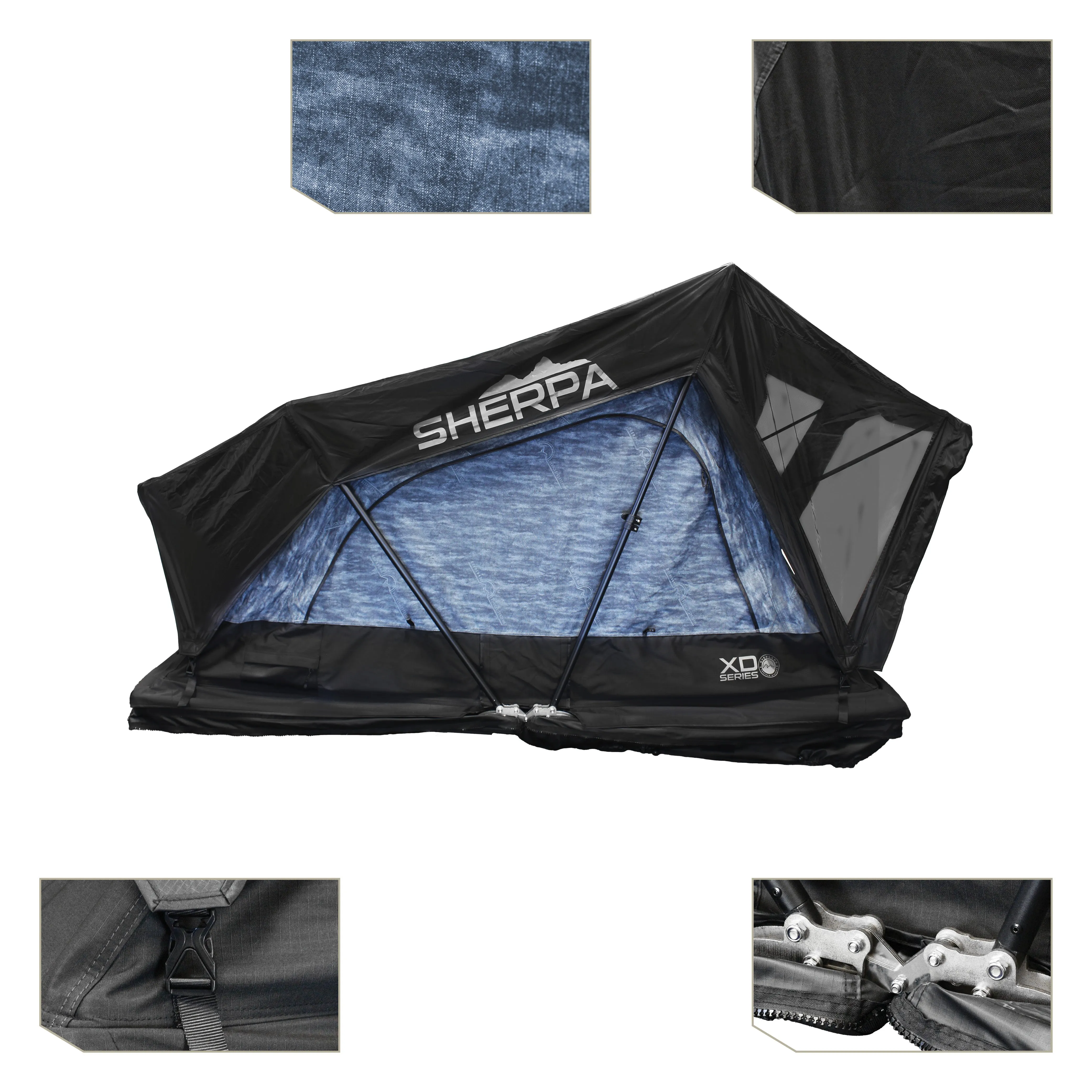 Sided Black & Roof Solo Tent, XD Grey Body Top Soft Sherpa Person, Exclusive savings Rainfly - 1 Creative