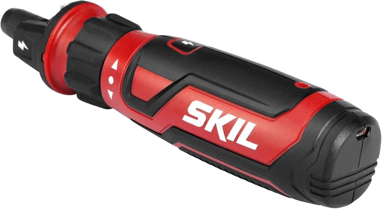 SKIL Rechargeable 4V Cordless Screwdriver with Circuit Sensor Technology Includes 45pcs Bit Set, USB Charging Cable, Carrying Case - SD561204