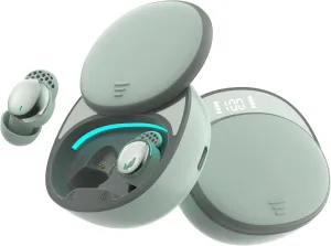Sleep Earbuds for Side Sleepers Wireless Earbuds Comfortable Noise Blocking LED Power Display Music Sleep Dual Mode for Sleeping Working Hiking (Cyan)