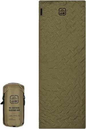 Sleeping Bag, 190 x 70 cm Ultrasonic Warmth Sleeping Bag with Compression Sack, 5-15°C Faux Silk Cotton Camping Bag for Backpacking Hiking Travel