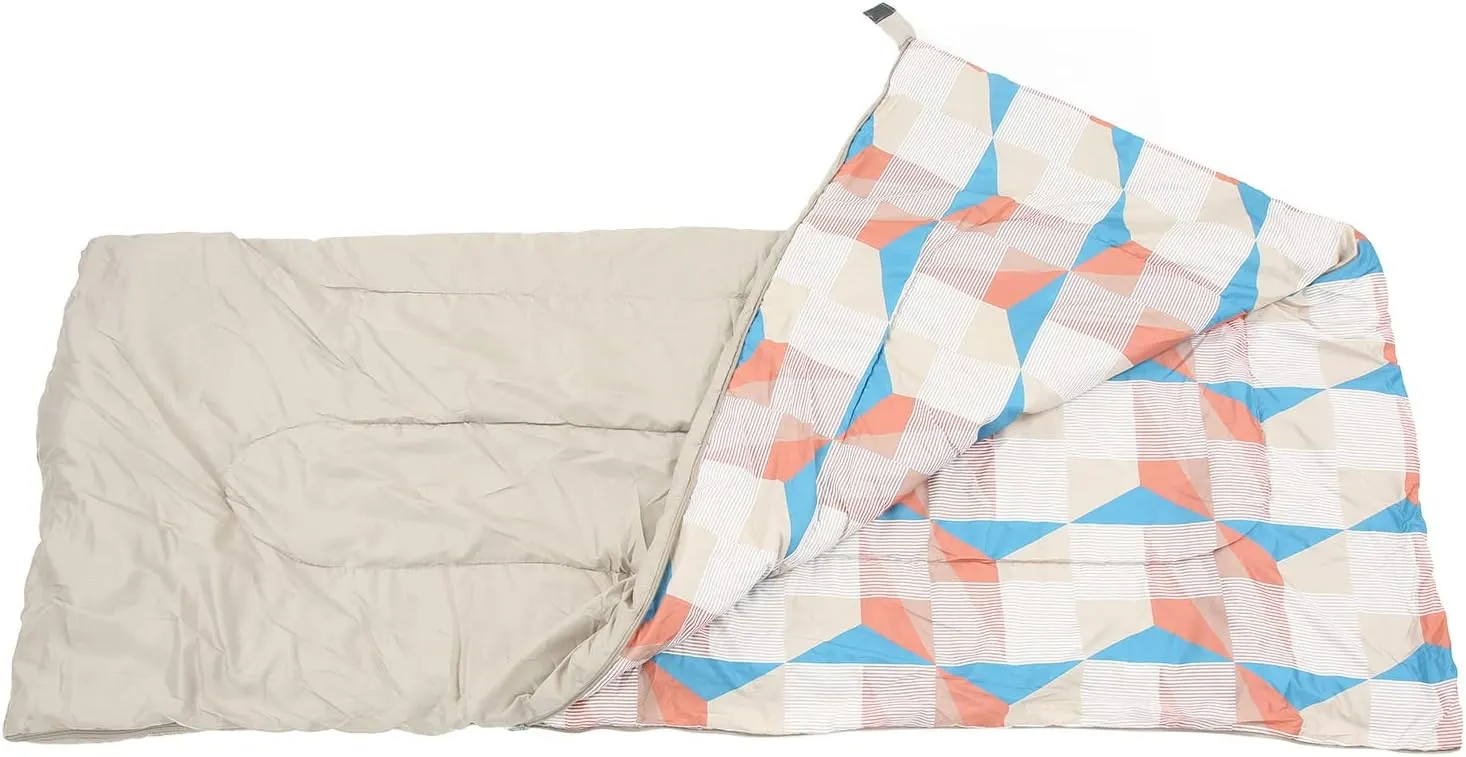 Sleeping Bag Compact Camping Sleeping Sack for Outdoor Travel and Office Nap 190T Polyester Pongee and Hollow Cotton with Storage Bag