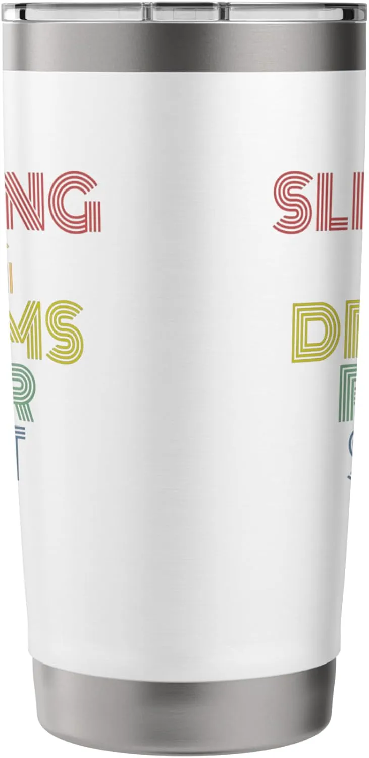 Sleeping Bag Dreams Rear Seat Vacation Retro Summer Stainless Steel Insulated Tumbler