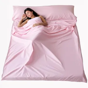 Sleeping Bag Liner Adult Sleep Sack Lightweight Portable Travel Sheets for Hotel Double Sleeping Bag Liners for Camping Backpacking Hotels