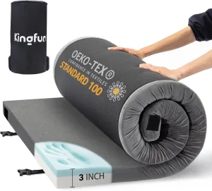 Sleeping Pad for Adults, Comfortable Thick Floor Sleeping Mats for Car Truck Tent with Removable Travel Bag