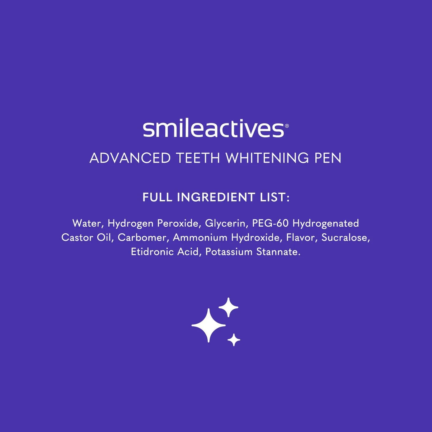Smileactives Teeth Whitening Pen for White Smile, Fast Tooth Whitener and Stain Remover with Precision Brush Tip, Dental Quality Whitening Gel, Travel Pen, Easy to Use, Vanilla Mint Flavor, 1 Pack