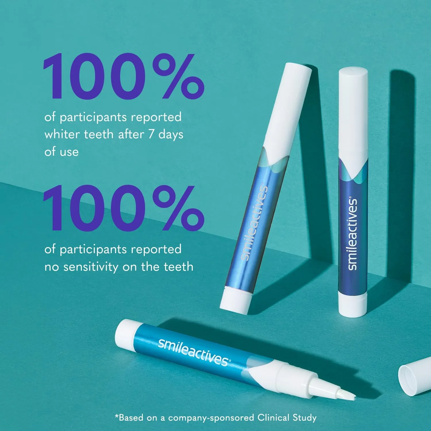 Smileactives Teeth Whitening Pen for White Smile, Fast Tooth Whitener and Stain Remover with Precision Brush Tip, Dental Quality Whitening Gel, Travel Pen, Easy to Use, Vanilla Mint Flavor, 1 Pack