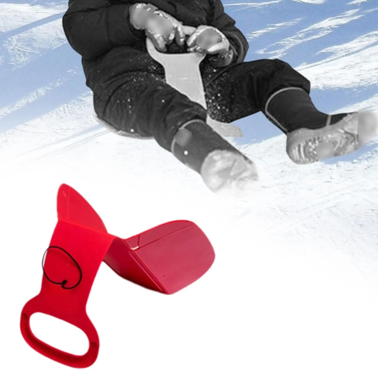 Snow Sled Snow Sledding with Handle Sand Sled Toboggan Sled for Boys Girls Kids Adults