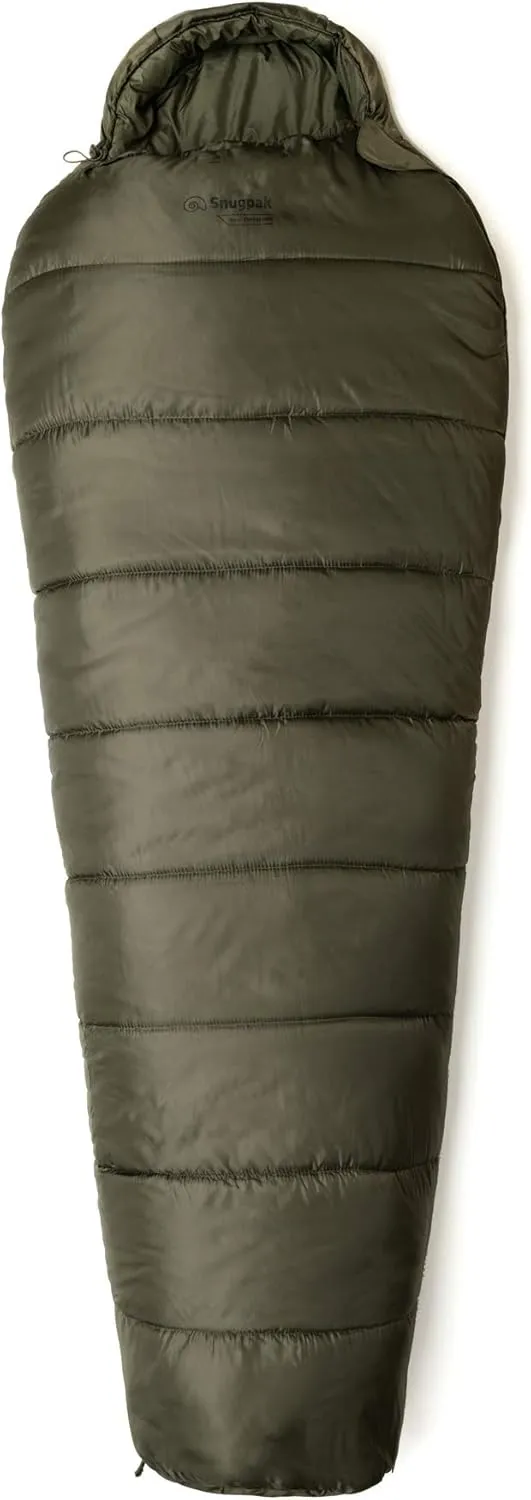 Snugpak Basecamp Ops Sleeper Expedition Sleeping Bag with Compression Stuff Sack, Insulated, Olive