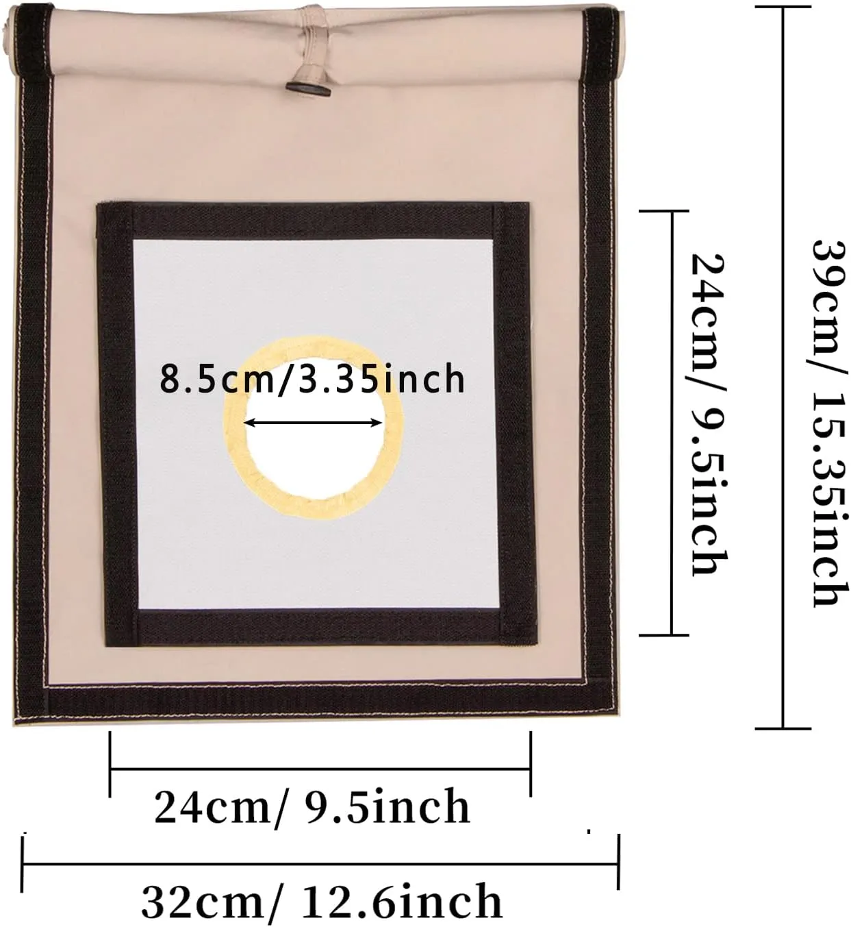 Solowilder Tent Stove Jack with Rain Flap Fire Resistant for Canvas Hot Tent Camping