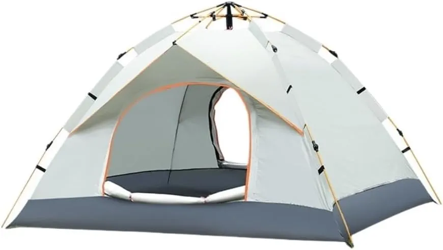Spacious and Lightweight Tent Outdoor Camping Automatic Tent Quick-Open Camping Fake Double-Layer Folding Camp Tent Camping Equipment Outdoor Tent