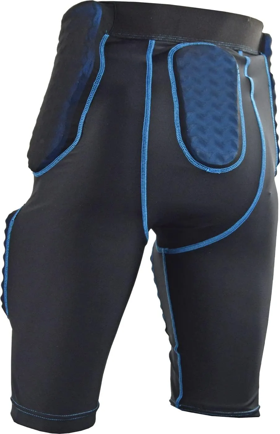 Sports Unlimited 5 Pad Integrated Mens Football Girdle 2.0 - Adult Football Girdle for Men with Pads - Padded Compression Shorts for Basketball, Lacrosse, Other Sports