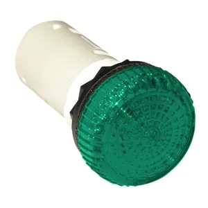 SPRECHER & SCHUH D7D-P3N5 120 VAC, Green Lens, INDICATING Light, IP66, LED Illumination, OPTICALLY Enhanced Lens, Plastic Operator, Series D7D, Standard Screw Termination
