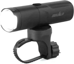 SQUALO 600 Lumens USB Rechargeable Bike Light, Bike Front Light with 5 Light Modes Long Runtime Bicycle Headlight IP66 Waterproof