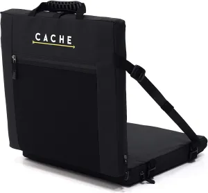 Stadium Seats for Bleachers with Back Support and Padded Cushion - Lightweight Stadium Cushion - Zip Mesh Storage Pocket - Lightweight Padded Seat for Sports Events - Tailgate Chair with Handle.