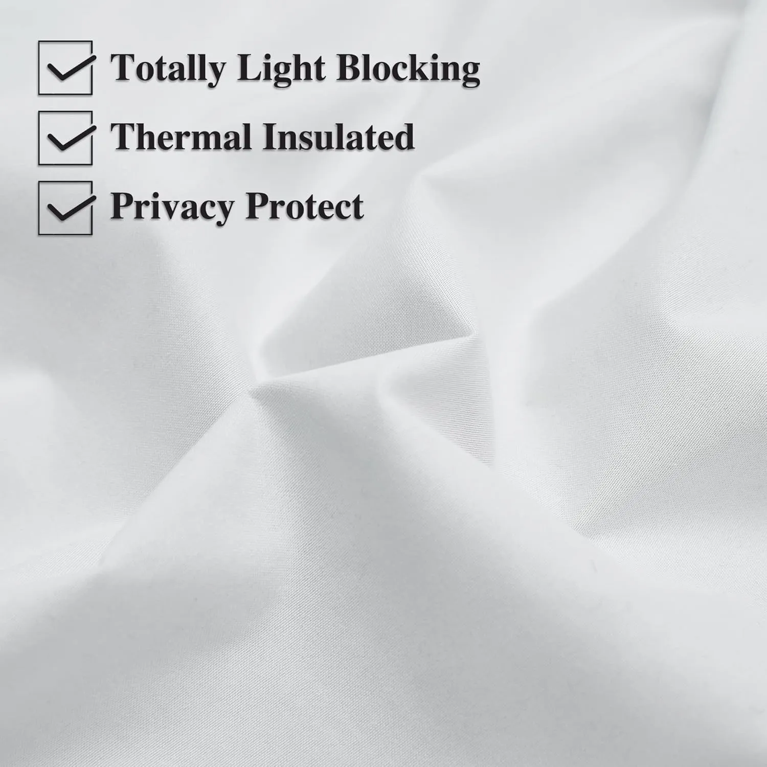StangH 100% Blackout Shade Blinds - Portable Travel Temporary Sucker Curtains for Babies/Cars, Light Blocking Kids Curtains for Bedroom/Sliding Glass Door, W51 x L78, White, 1 Piece