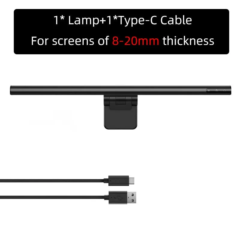 Stepless Dimming Eye-Care LED Desk Lamp For Computer PC Monitor Screen Hanging Light LED Reading USB Powered Lamp